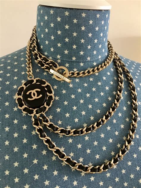 inspired chanel necklace|Chanel necklace outlet.